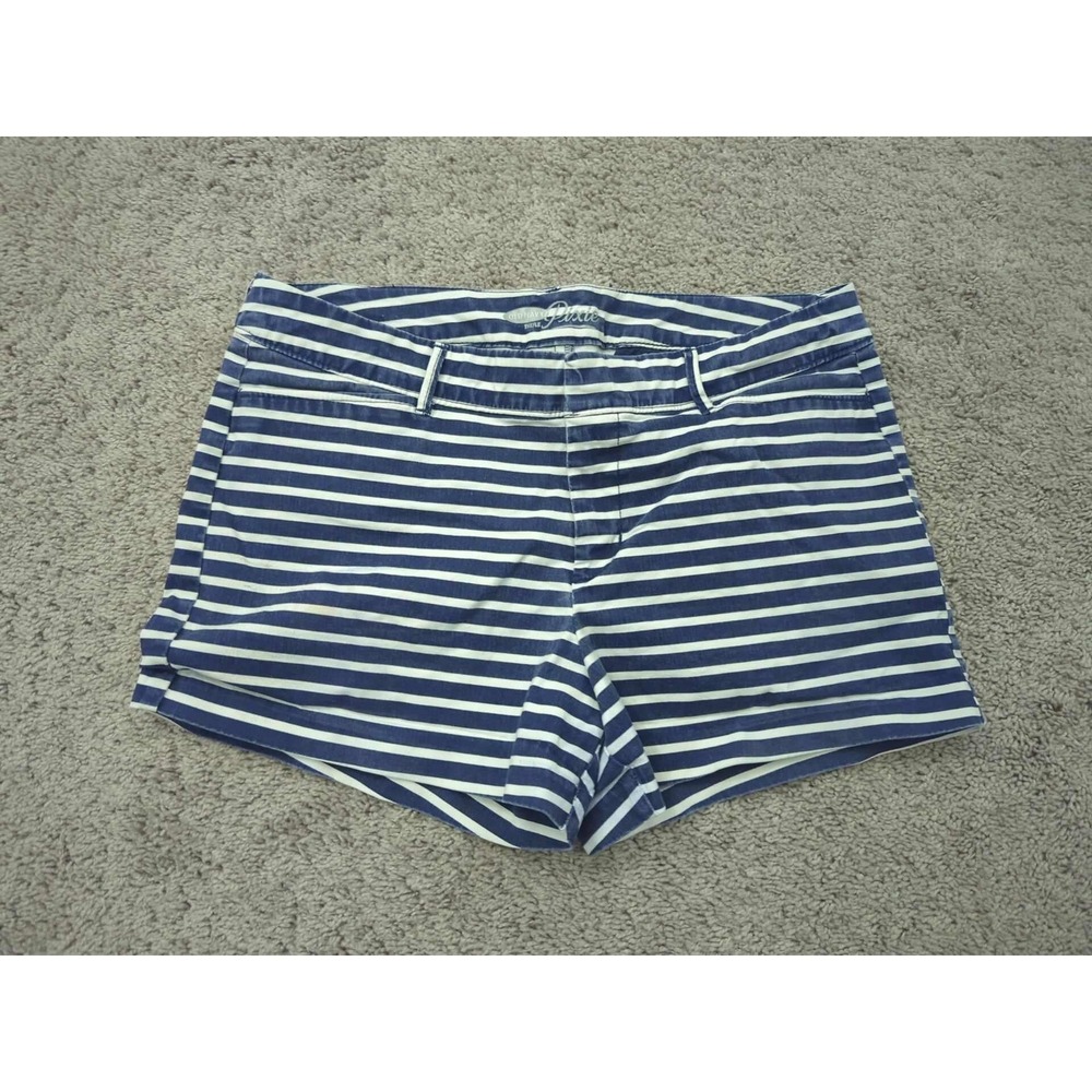 Old Navy Pixie‎ Shorts Women's 10 Striped Standard Casual Summer